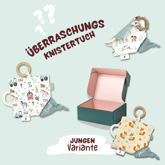 Überraschungs-Knistertuch Junge