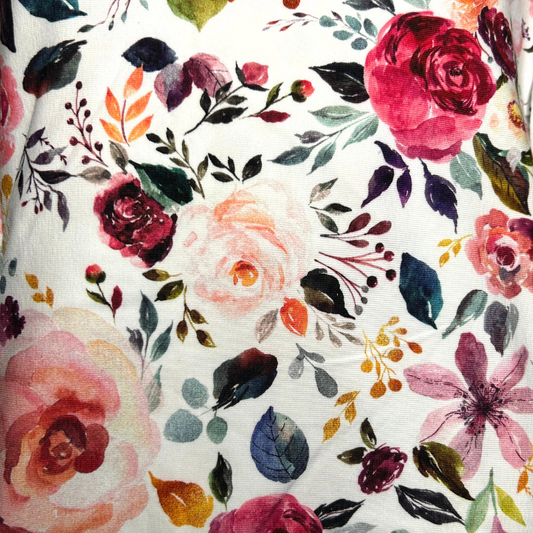 Baumwolljersey Blumen