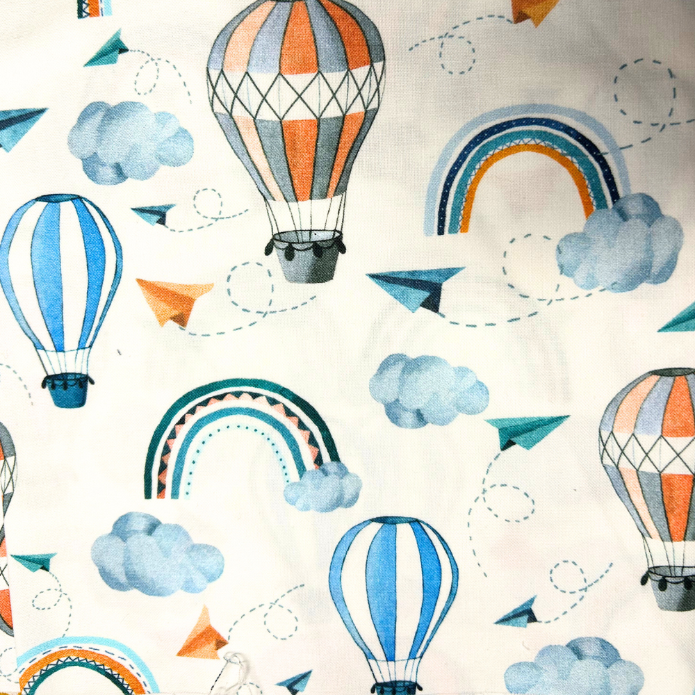 Baumwollpopeline Heißluftballon