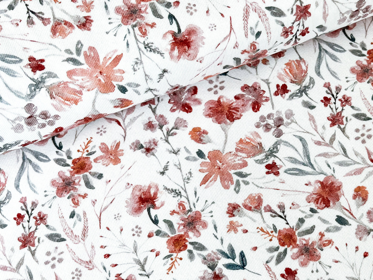 Baumwolljersey Wasserblume - EN71-3 zertifiziert