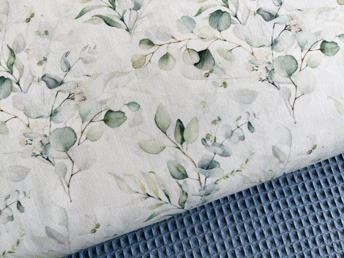 Baumwollstoff Eukalyptus Popeline EN71-3 getestet