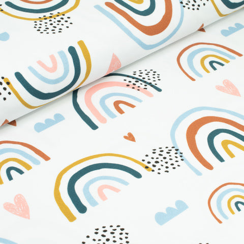 Baumwollpopeline Regenbögen