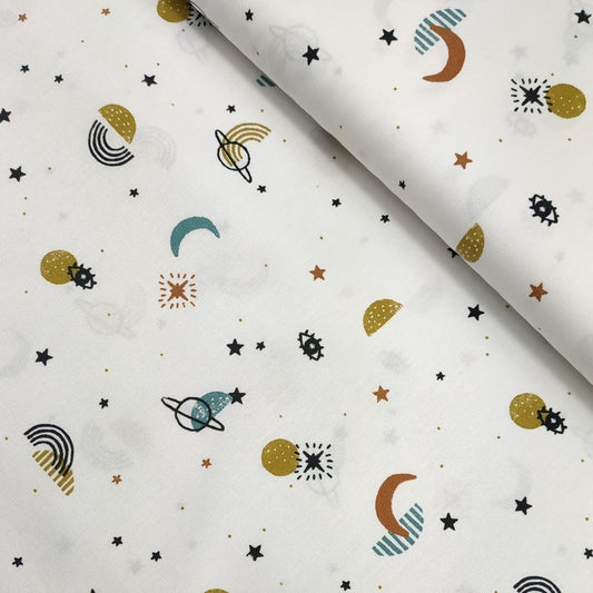 Galaxy Pastell Popeline