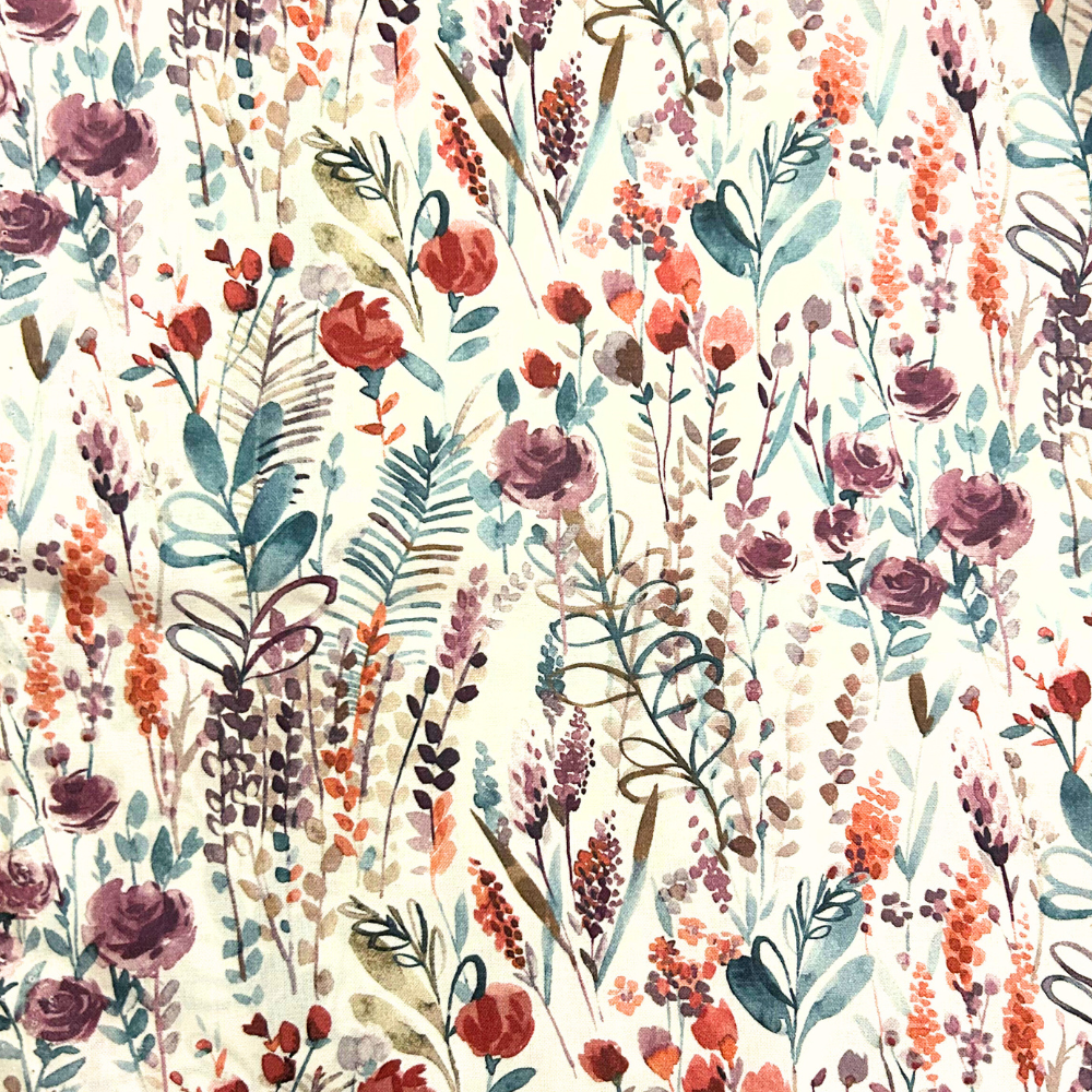 Baumwollpopeline Blumenwiese